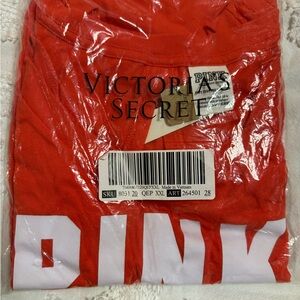 ORANGE Pink Logo Tank (cutout back)